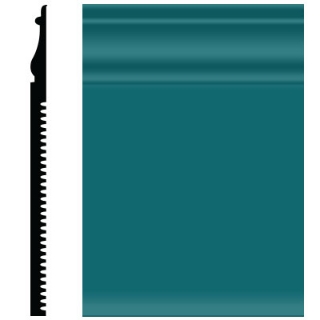 Picture of Roppe - Pinnacle Plus Wall Base 55 Nobility Peacock