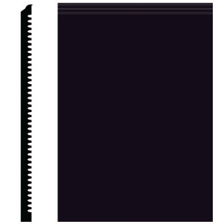 Picture of Roppe - Pinnacle Plus Wall Base 65 Vertical Black