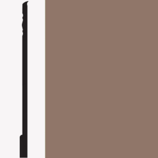 Picture of Roppe - Pinnacle Plus Wall Base 10 Serenity Gingerbread