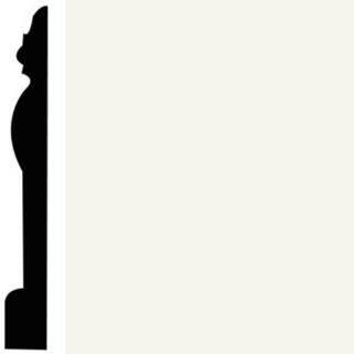 Picture of Roppe - Contours Wall Base 45 Novel 7.75 Snow