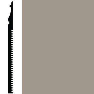 Picture of Roppe - Contours Wall Base 55 Nobility Pewter