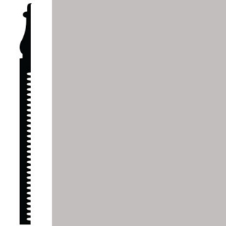 Picture of Roppe - Contours Wall Base 55 Nobility Smoke