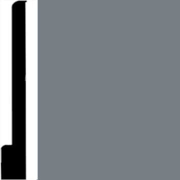 Picture of Roppe - Contours Wall Base 05 Simplicity Bold Dark Grey