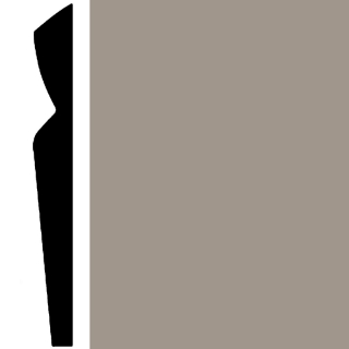 Picture of Roppe - Contours Wall Base 80 Divine Pewter