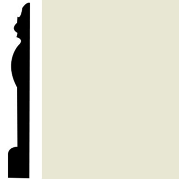 Picture of Roppe - Contours Wall Base 45 Novel 7.75 Moonrise