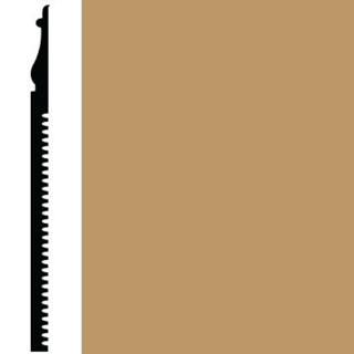 Picture of Roppe - Contours Wall Base 55 Nobility Flax