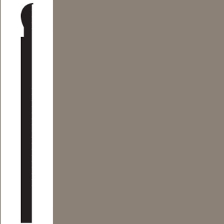 Picture of Roppe - Contours Wall Base 85 Fashion 6.25 Beigewood