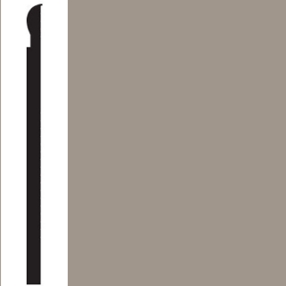 Picture of Roppe - Contours Wall Base 85 Fashion 6.25 Pewter