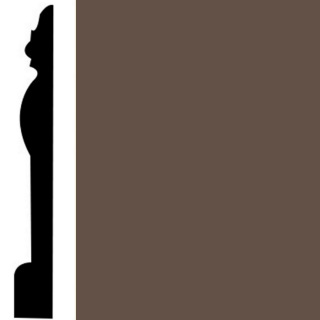 Picture of Roppe - Contours Wall Base 45 Novel 4.5 Biscotti