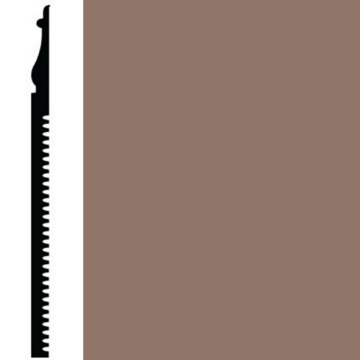 Picture of Roppe - Contours Wall Base 55 Nobility Gingerbread