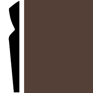 Picture of Roppe - Contours Wall Base 80 Divine Espresso