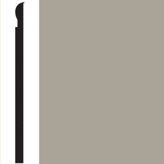 Picture of Roppe - Contours Wall Base 85 Fashion 4.25 Ashen