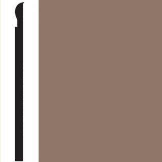 Picture of Roppe - Contours Wall Base 85 Fashion 4.25 Gingerbread