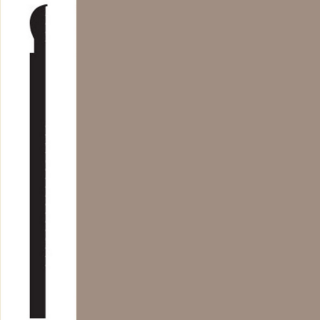 Picture of Roppe - Contours Wall Base 85 Fashion 6.25 Mochaccino