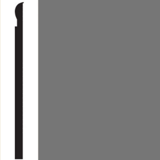 Picture of Roppe - Contours Wall Base 85 Fashion 6.25 Battleship