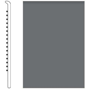 Picture of Roppe - 700 Series Wall Base 2 1/2 (No Toe Base) Charcoal