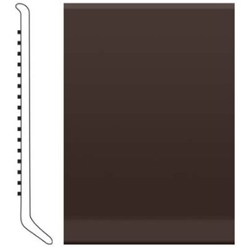 Picture of Roppe - 700 Series Wall Base 4 (Cove Base) Brown