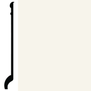 Picture of Roppe - Contours Wall Base 90 Intrigue 4 Snow