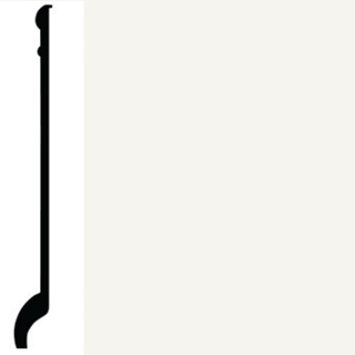 Picture of Roppe - Contours Wall Base 90 Intrigue 5.5 White