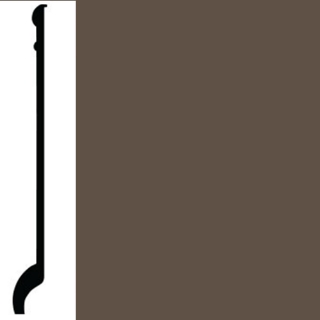 Picture of Roppe - Contours Wall Base 90 Intrigue 5.5 Light Brown