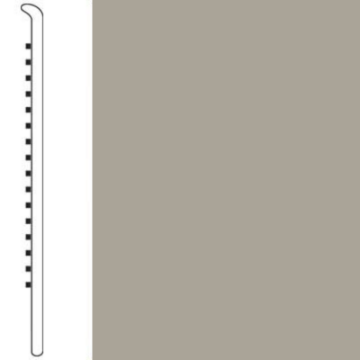 Picture of Roppe - 700 Series Wall Base 2 1/2 (No Toe Base) Ashen