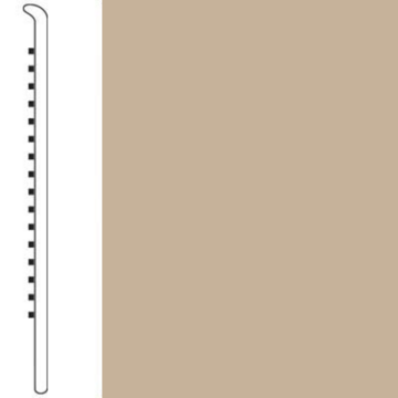 Picture of Roppe - 700 Series Wall Base 2 1/2 (No Toe Base) Latte