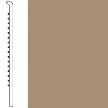 Picture of Roppe - 700 Series Wall Base 4 (No Toe Base) Sepia