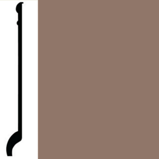 Picture of Roppe - Contours Wall Base 90 Intrigue 5.5 Gingerbread