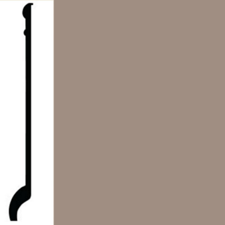 Picture of Roppe - Contours Wall Base 90 Intrigue 5.5 Mochaccino