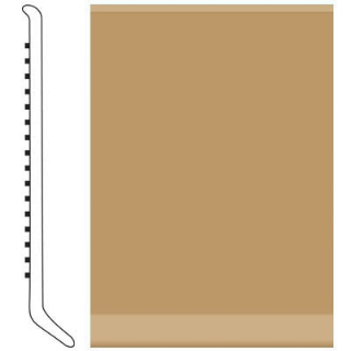 Picture of Roppe - 4 Inch 1/8 Vinyl Cove Base Flax