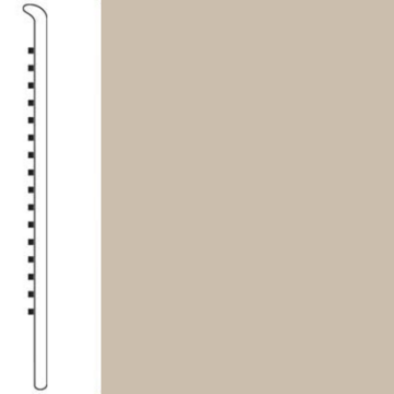 Picture of Roppe - 4 Inch 1/8 Vinyl No Toe Base Buff