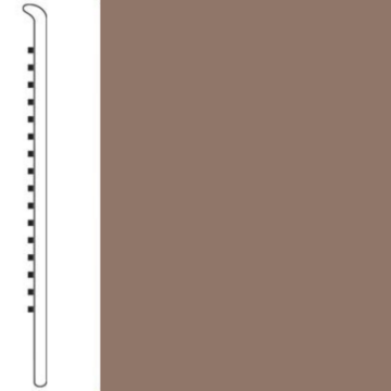 Picture of Roppe - 4 Inch 1/8 Vinyl No Toe Base Gingerbread