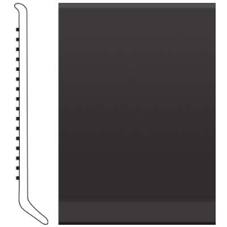 Picture of Roppe - 6 Inch 1/8 Vinyl Cove Base Black Picture of Roppe - 6 Inch 1/8 Vinyl Cove Base Black