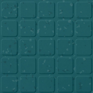 Picture of Roppe - Symmetry Raised Square Peacock