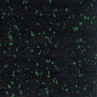 Picture of Roppe - Recoil Fitness Flooring Interlocking Tiles 10% Chip 1/2 Gauge Hunter Green