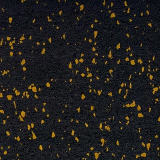 Picture of Roppe - Recoil Fitness Flooring Interlocking Tiles 20% Chip 3/8 Gauge Sunflower