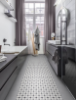 Picture of Bati Orient - Cement Tiles Modern Geometric Antracite/Dark Grey & Off White