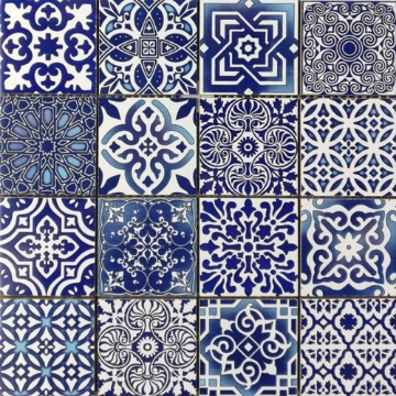 Picture of Bati Orient - Ceramic Patchwork Square Blue