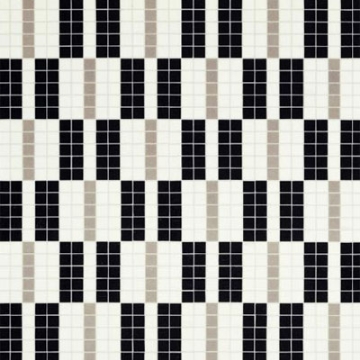 Picture of Bisazza Mosaico - Decori 20 - Alternance Noir Blanc