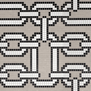 Picture of Bisazza Mosaico - Decori 20 - Chains Grey