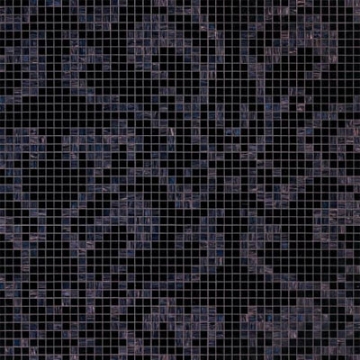 Picture of Bisazza Mosaico - Decori 20 - Damasco Black