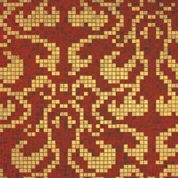 Picture of Bisazza Mosaico - Decori 20 - Damasco Rosso Oro