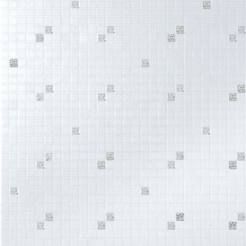 Picture of Bisazza Mosaico - Decori 20 - Diagonale Bianco Oro