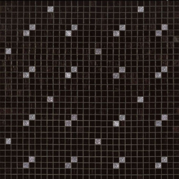 Picture of Bisazza Mosaico - Decori 20 - Diagonale Nero Oro