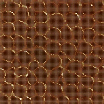 Picture of Bisazza Mosaico - Decori Opus Romano - Crocodile Brown