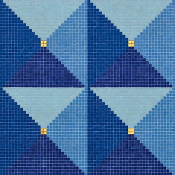 Picture of Bisazza Mosaico - Decori 10 - Ferrara Ferrara Oro Giallo