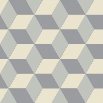 Picture of Bisazza Mosaico - Cementiles Decorations Hex Cubic Platino