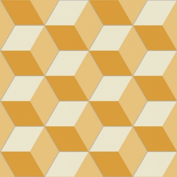 Picture of Bisazza Mosaico - Cementiles Decorations Hex Cubic Sun