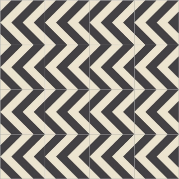 Picture of Bisazza Mosaico - Cementiles Decorations Square Zag Vaniglia