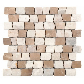 Picture of Bati Orient - Opus Mosaic Cubic Brick Cappucino/Onyx/Cream